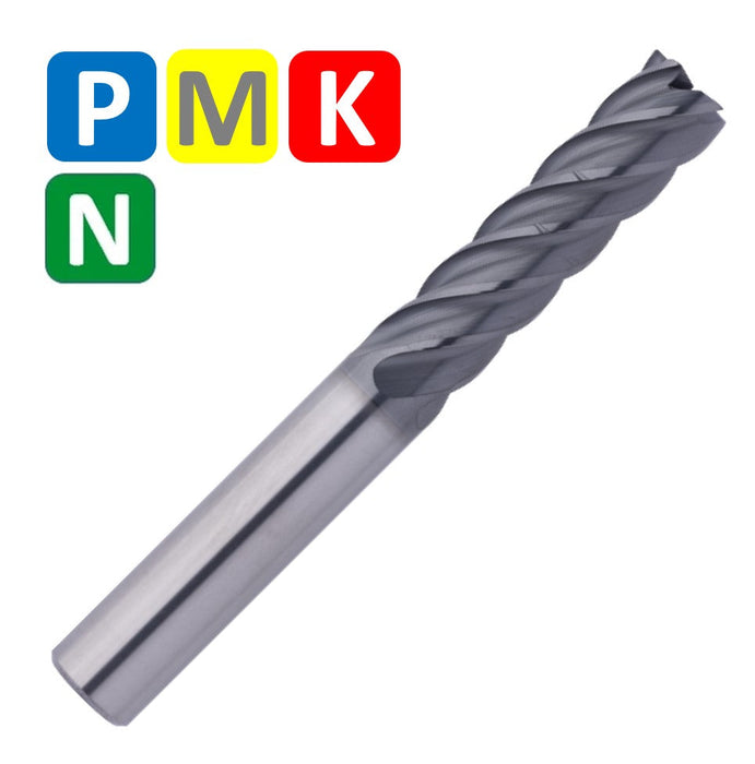 Solid Carbide End Mill 8mm 8R0.2x28x70xD8