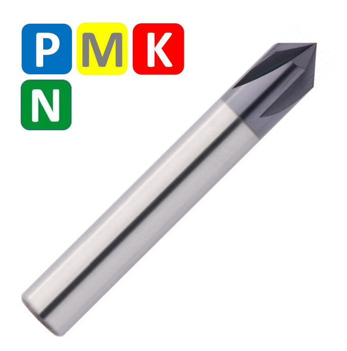 Solid Carbide Chamfer 90° 6mm 6x50xD6