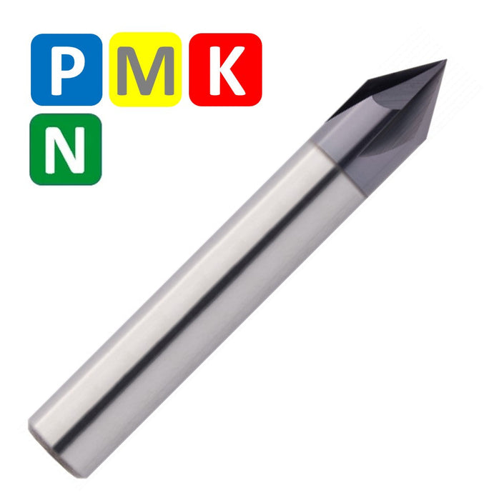 Solid Carbide Chamfer 60° 1mm 1x50xD3