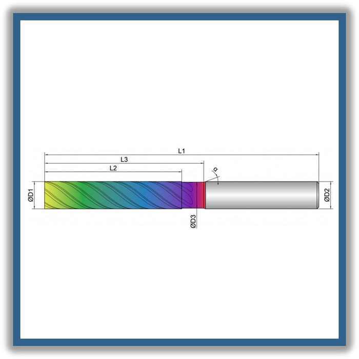 Solid Carbide End Mill 20mm 20x100-108x175xD20