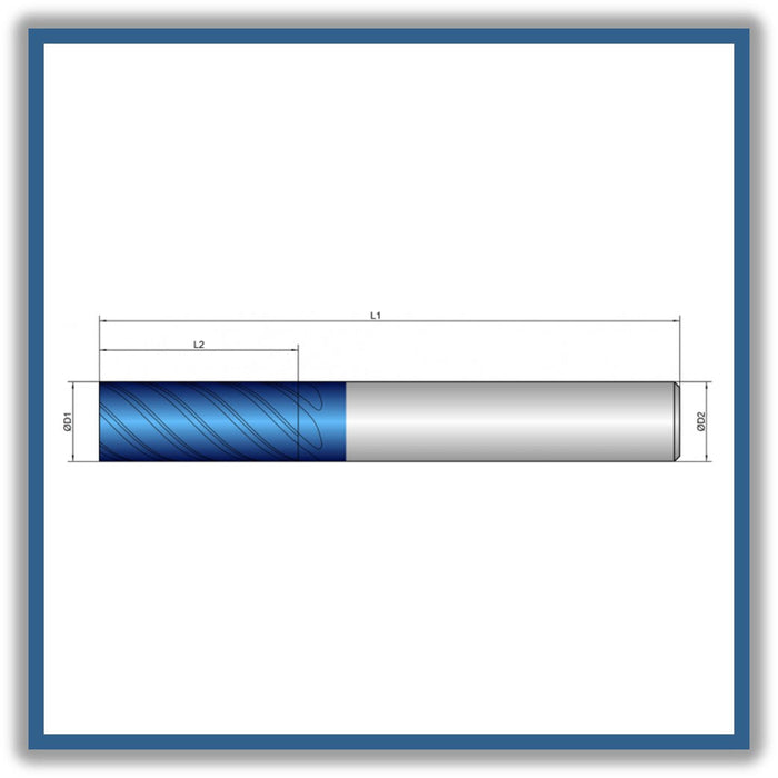 Solid Carbide End Mill 12mm 12x28x84xD12