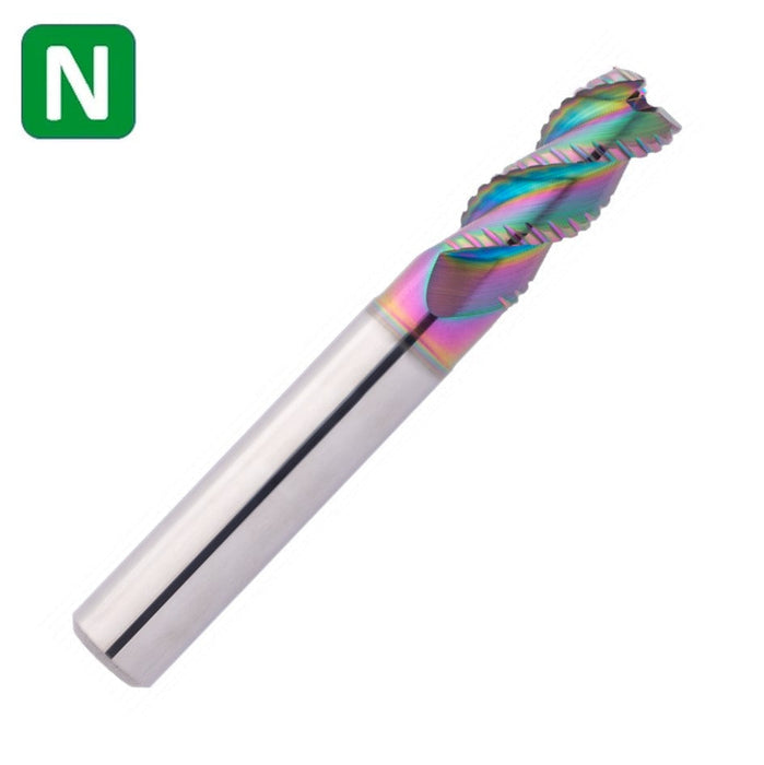 Solid Carbide End Mill 8mm 8R0.2x19-25x63xD8