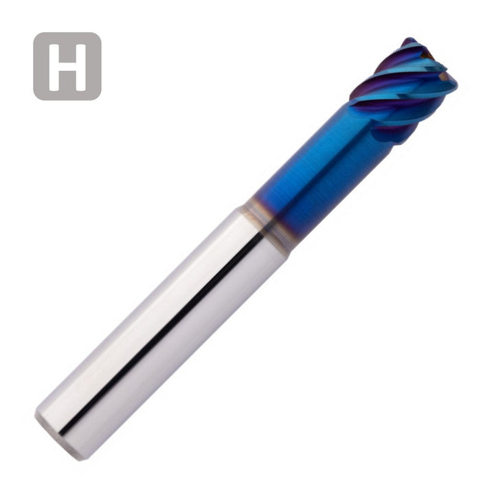 Solid Carbide End Mill 8mm 8R1x9-27x64xD8