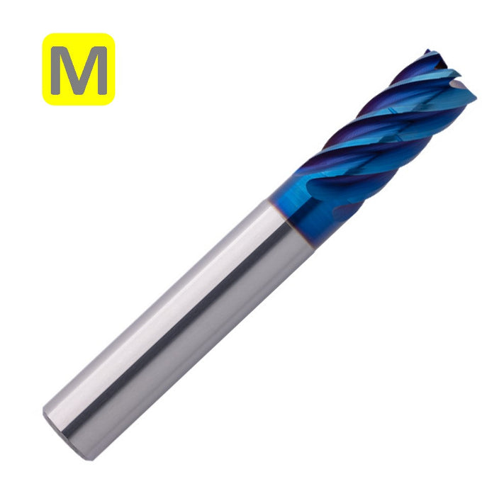 Solid Carbide End Mill 8mm 8R0.5x21-25x63xD8