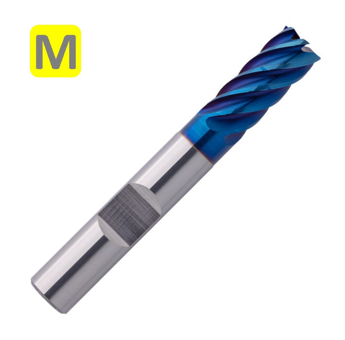 Solid Carbide End Mill 6mm 6R1x15-19x57xD6