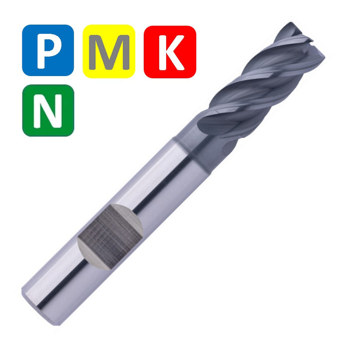 Solid Carbide End Mill 3mm 3C0.1x8-13x57xD6