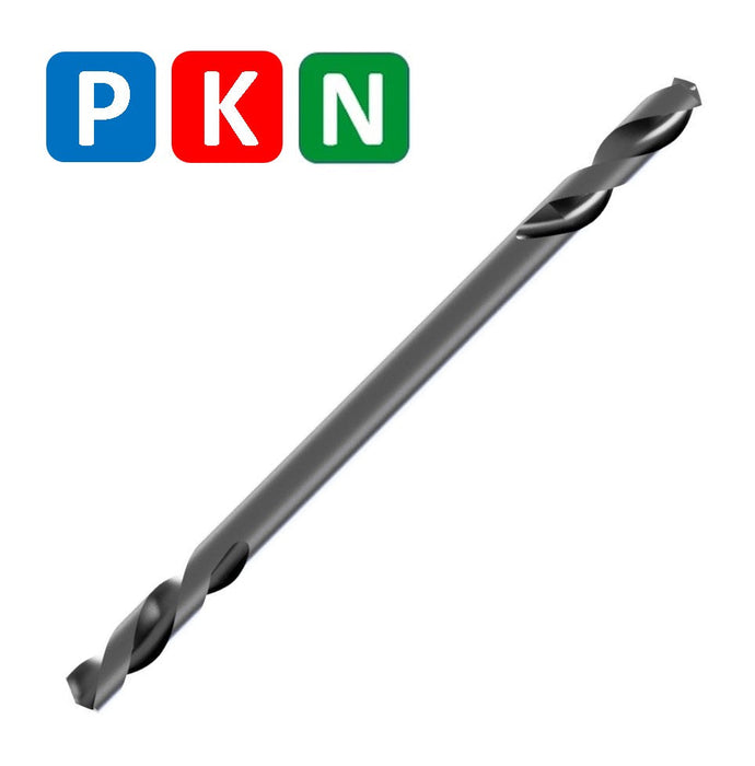 HSS Double-end Drill Tip of 118º Helix at 30º DIN 1897N 3.5mm 3.5x13x52xD3.5 (10pcs)