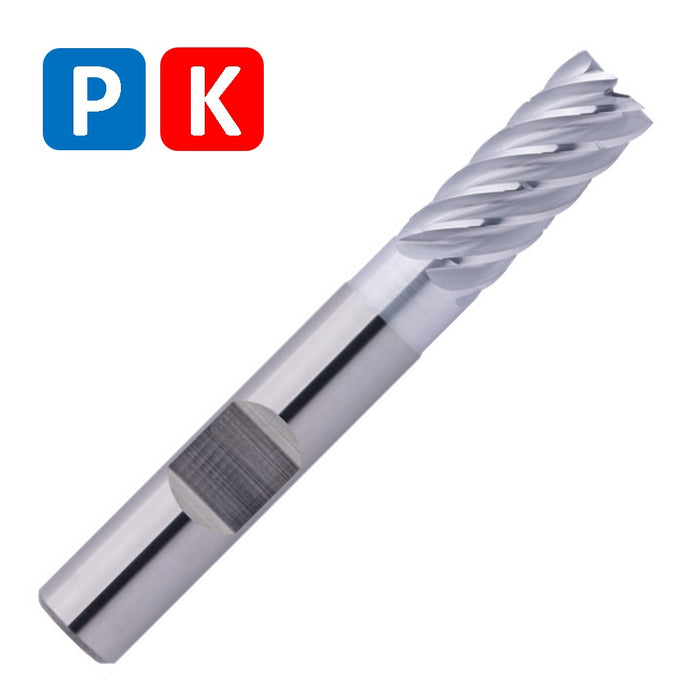 Solid Carbide End Mill 6mm 6R0.15x13-19x57xD6