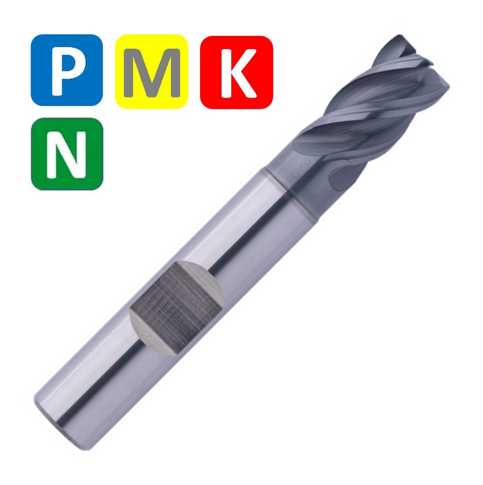 Solid Carbide End Mill 5mm 5C0.2x9-x54xD6