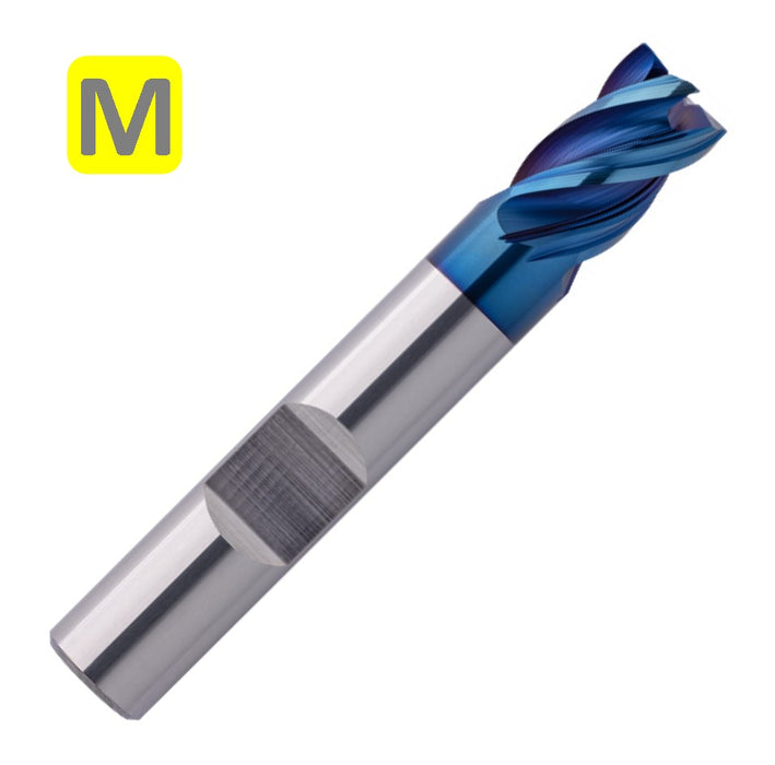 Solid Carbide End Mill 10mm 10R0.2x14-x66xD10