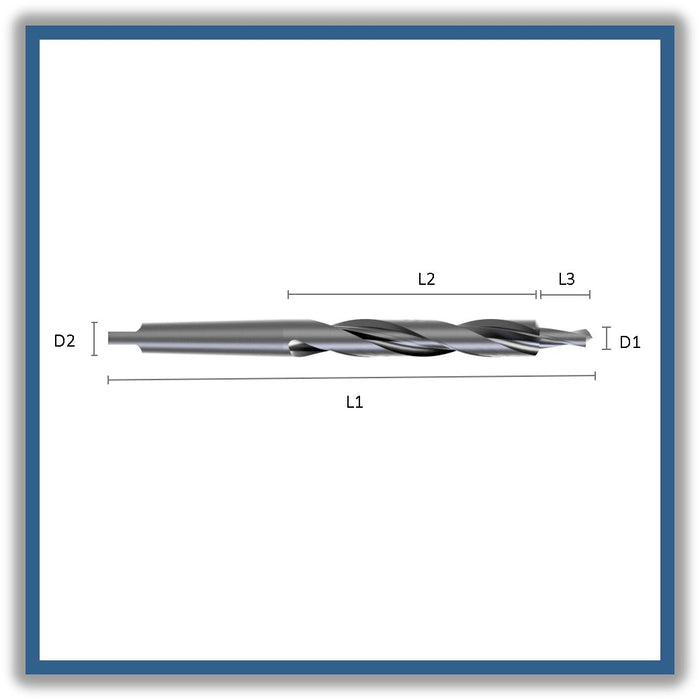 HSS Two-diameter Drill DIN8375 5.5mm 5.5x13x94x175xD11 (M-5)